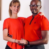 Francis Mafalanka and Laurie