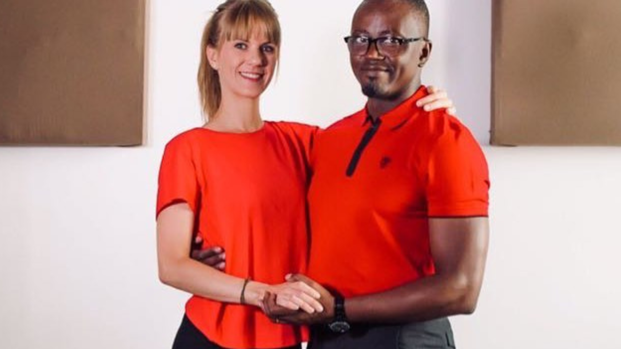 Francis Mafalanka and Laurie